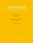 SCHUBERT - SONATE G-DUR FÜR KLAVIER OP.78 - D 894