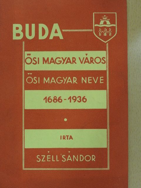 Széll Sándor - Buda [antikvár]