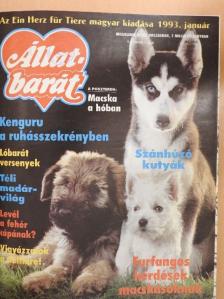 Állatbarát 1993. január-december [antikvár]