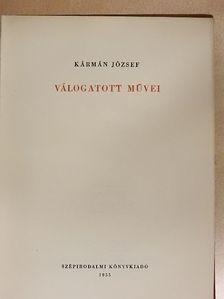 Kármán József - Kármán József válogatott művei [antikvár]