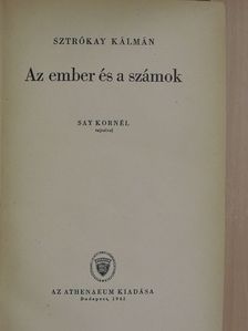 Sztrókay Kálmán - Az ember és a számok [antikvár]
