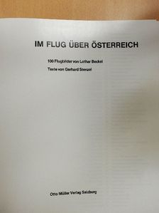 Gerhard Stenzel - Im Flug über Österreich [antikvár]