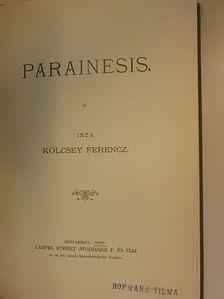 Kölcsey Ferencz - Parainesis [antikvár]