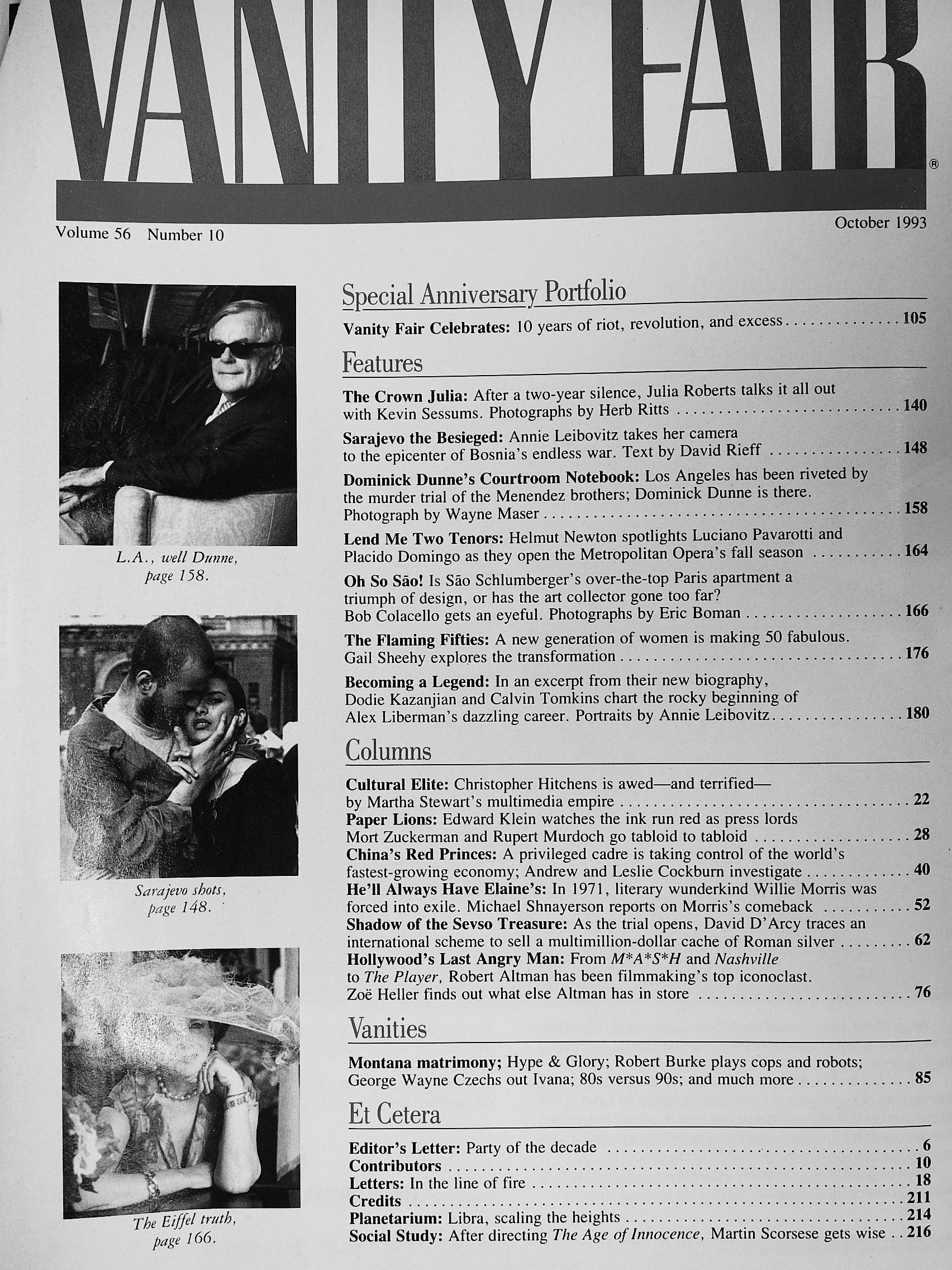Vanity Fair October 1993 [antikvár]