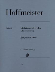 HOFFMEISTER - VIOLAKONZERT D-DUR KLAVIERAUSZUG URTEXT (GERTSCH/RONGE/UMBREIT)