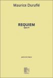DURUFLÉ - REQUIEM CHOEUR A QUATRE VOIX MIXTES