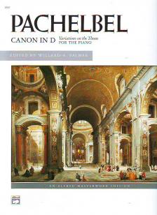 PACHELBEL - CANON IN D VARIATIONS ON THE THEME FROM THE CELEBRATED FOR PIANO (WILLARD A. PALMER)