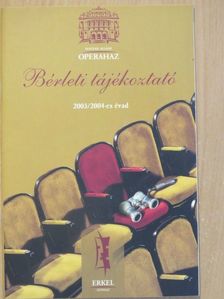 Bérleti tájékoztató 2003/2004-es évad [antikvár]