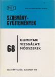 Font Péter - Gumiipari vizsgálati módszerek [antikvár]