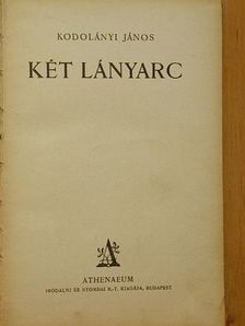 Kodolányi János - Két lányarc [antikvár]