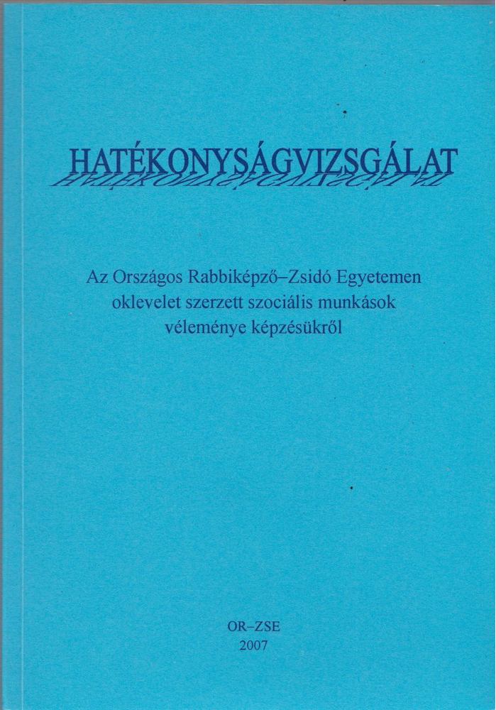 Ungárné dr. Komoly Judit - Hatékonyságvizsgálat [antikvár]
