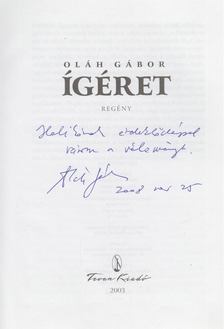 OLÁH GÁBOR - Ígéret (dedikált) [antikvár]