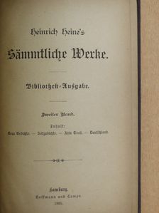 Heinrich Heine - Heinrich Heine's sämmtliche Werke 2. (gótbetűs) [antikvár]