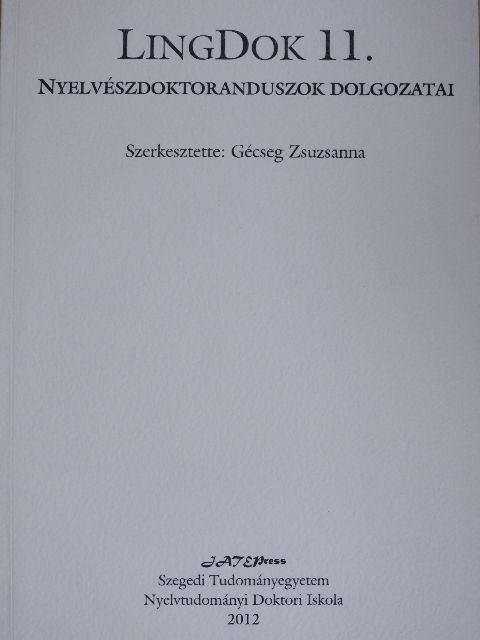 Halm Tamás - LingDok 11. [antikvár]