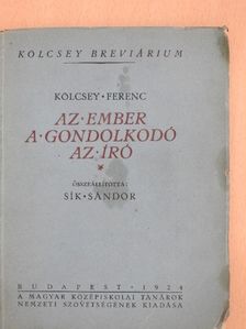 Kölcsey Ferenc - Az ember, a gondolkodó, az író - Kölcsey-breviárium [antikvár]