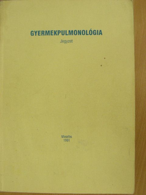 Dr. Baron Ferenc - Gyermekpulmonológia [antikvár]