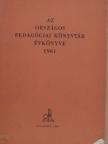 Barta Józsefné - Az Országos Pedagógiai Könyvtár évkönyve 1961 [antikvár]