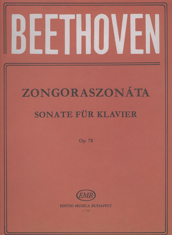 BEETHOVEN - ZONGORASZONÁTA OP.78 (WEINER LEO) ANTIKVÁR