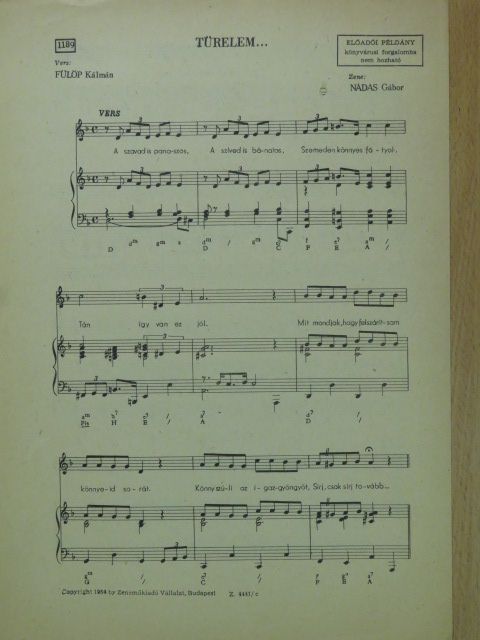 Fülöp Kálmán - Türelem... [antikvár]