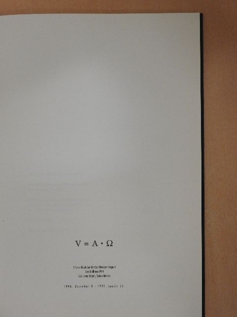 V=A x Omega [antikvár]