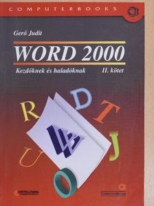 Gerő Judit - Word 2000 II. (töredék) [antikvár]
