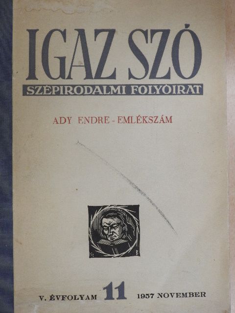 Bölöni György - Igaz Szó 1957. november [antikvár]