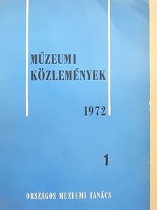 Kaszab Zoltán - Múzeumi Közlemények 1972/1. [antikvár]