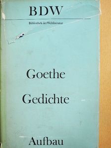Johann Wolfgang Goethe - Gedichte [antikvár]