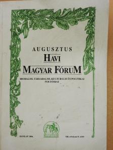 Babits Mihály - Havi Magyar Fórum 2004. augusztus [antikvár]