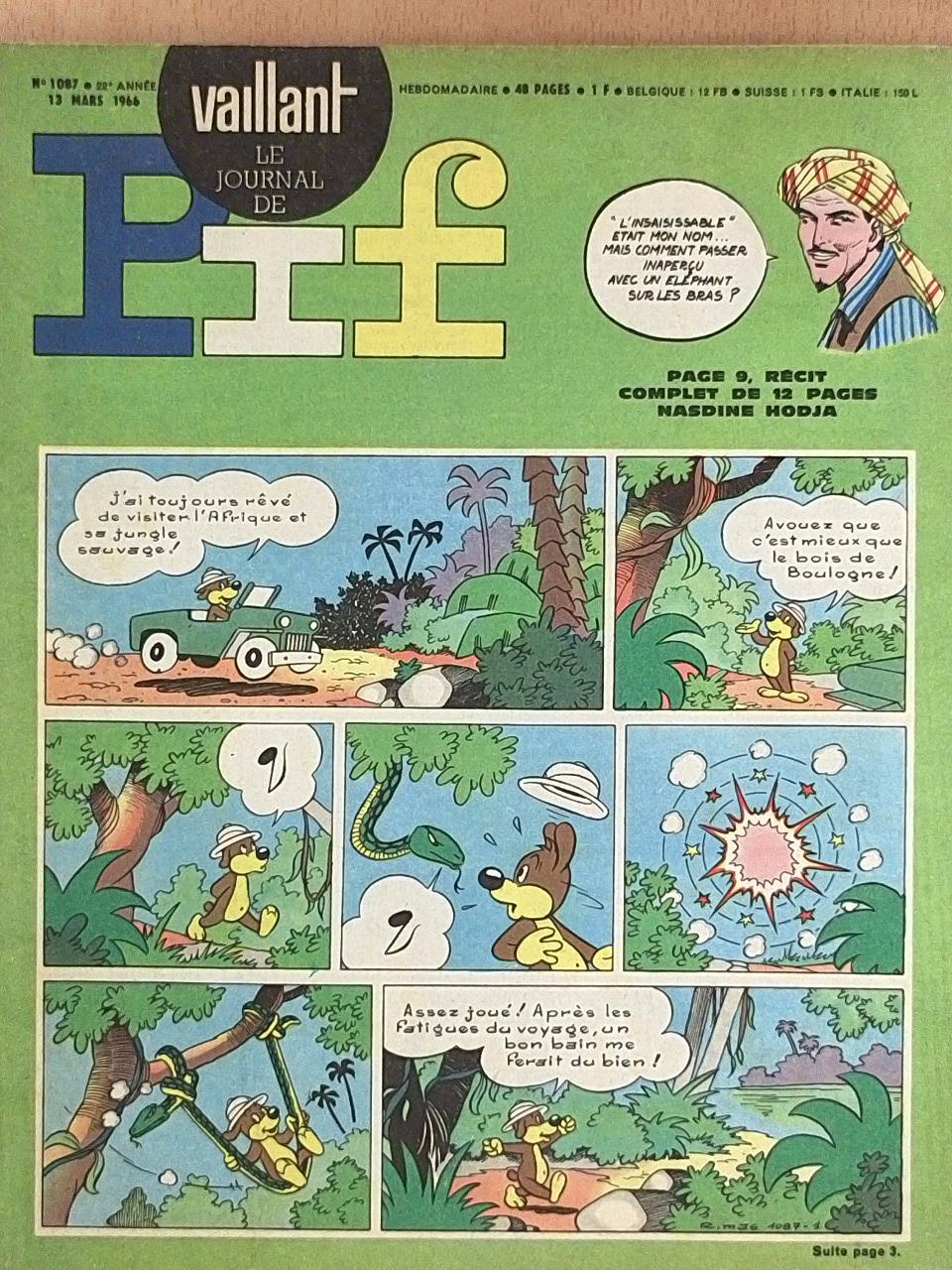 Cézard - Pif 13 Mars 1966 [antikvár]