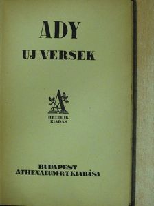 Ady Endre - Uj versek [antikvár]