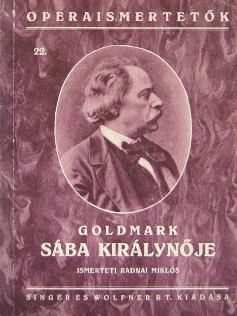 Goldmark Károly - Goldmark: Sába királynője [antikvár]