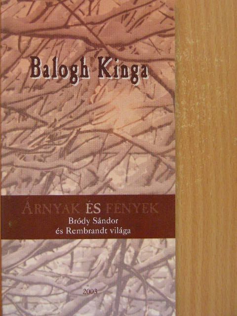 Balogh Kinga - Árnyak és fények [antikvár]