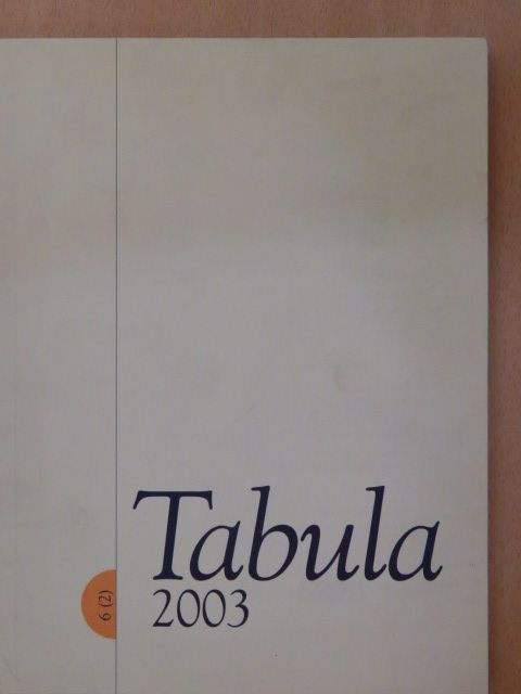 Azary Beatrix - Tabula 2003/2. [antikvár]