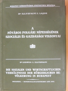 A főváros polgári népességének szociális és gazdasági viszonyai [antikvár]