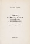 Gayer Gyuláné - Tartósan munkanélküliek vizsgálata 6 településen [antikvár]