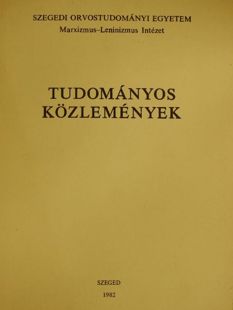 Baranyai Róza - Tudományos Közlemények [antikvár]