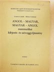 Losonczi László - Angol-magyar, magyar-angol matematikai kifejezés- és szöveggyűjtemény [antikvár]