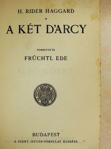H. Rider Haggard - A két D'Arcy I-II. [antikvár]