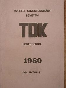 Szegedi Orvostudományi Egyetem Tudományos Diákköri Tanács Konferencia [antikvár]