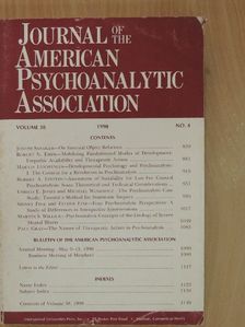 Joseph Sandler - Journal of the American Psychoanalytic Association 1990/4. [antikvár]