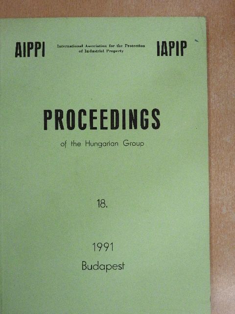 Dr.  József Markó - Proceedings of the Hungarian Group 18. [antikvár]