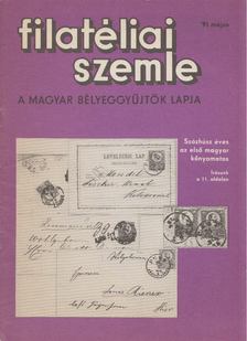 SIMON GY. FERENC - Filatéliai szemle 1991. május [antikvár]