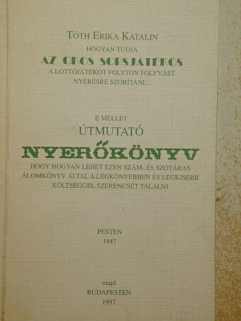 Nyerőkönyv [antikvár]