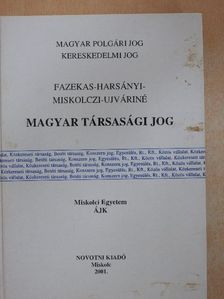 Fazekas Judit - Magyar társasági jog [antikvár]