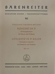 Wolfgang Amadeus Mozart - Konzert in D [antikvár]
