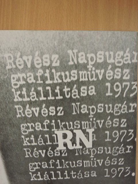 Révész Napsugár grafikusművész kiállítása 1973 [antikvár]
