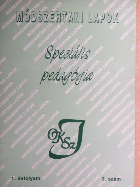 Duray Miklósné - Módszertani Lapok - Speciális pedagógia 1995. február [antikvár]