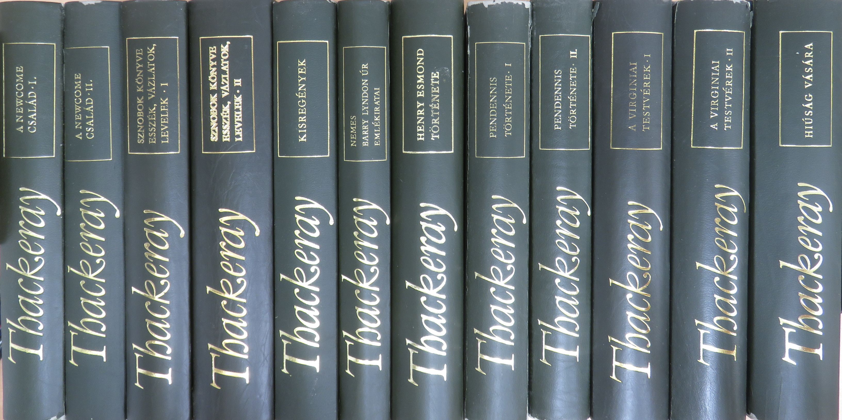 William Makepeace Thackeray - William Makepeace Thackeray művei 1-12. [antikvár]