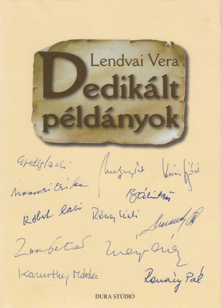 LENDVAI VERA - Dedikált példányok [antikvár]